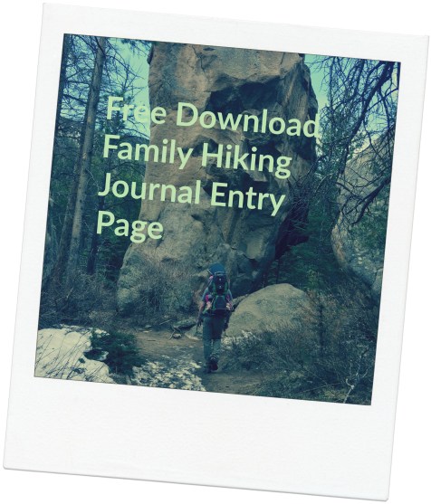 Free Family Hiking Journal Page