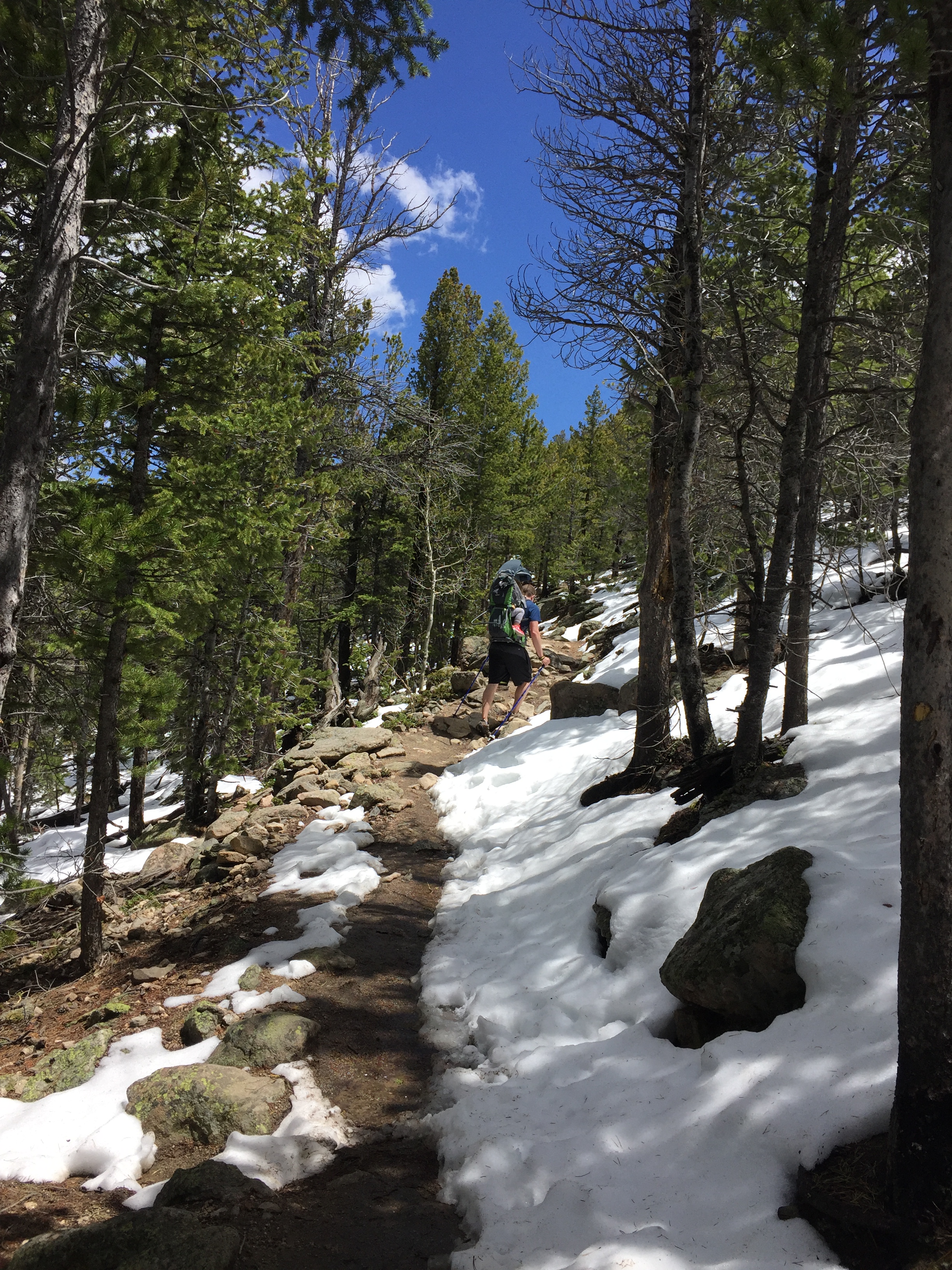 Hiking Deer Mountain in Rocky Mountain National Park in May
