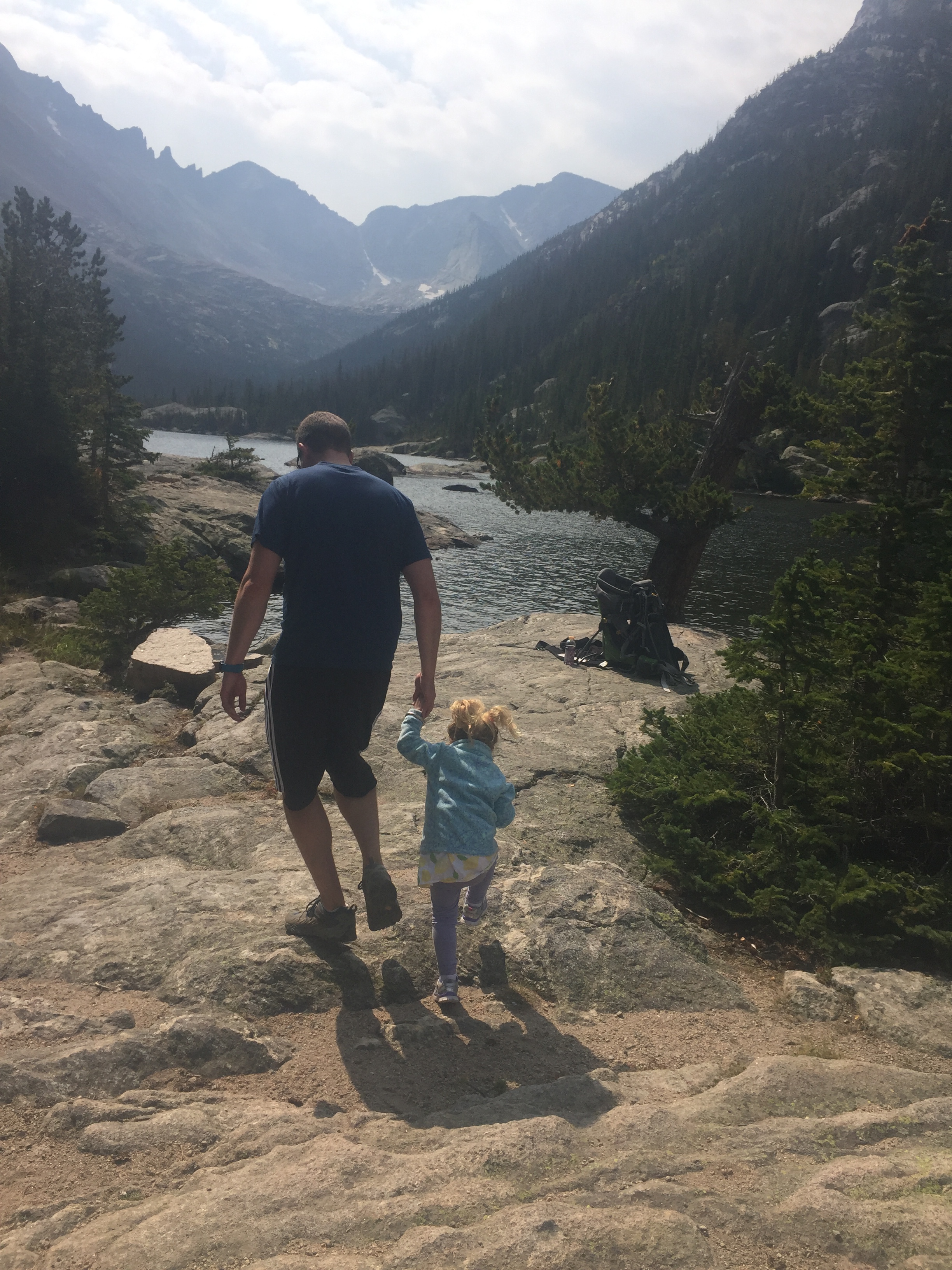 Hiking to Mills Lake in Rocky Mountain National Park