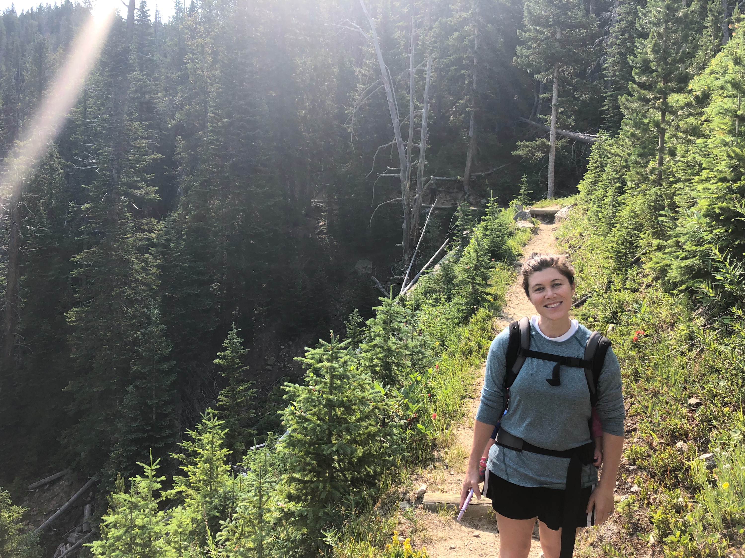 hiking in wild basin rocky mountain national park