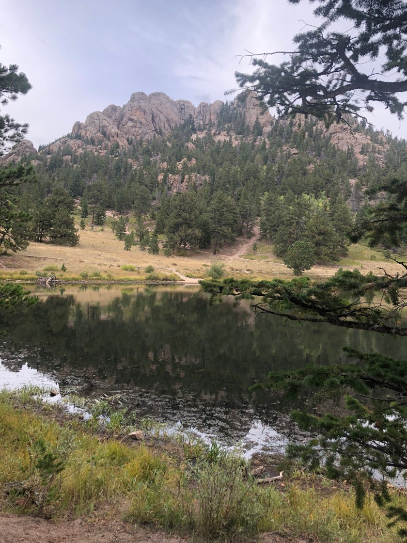 Mountain Views around Lily Lake in Rocky Mountain National Park