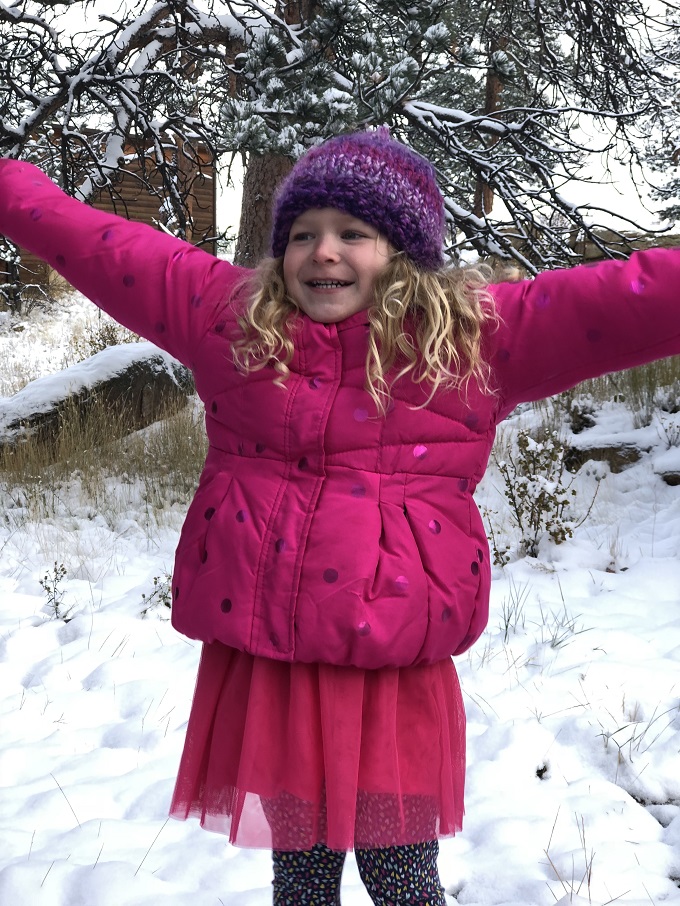 Snow in Estes Park Colorado
