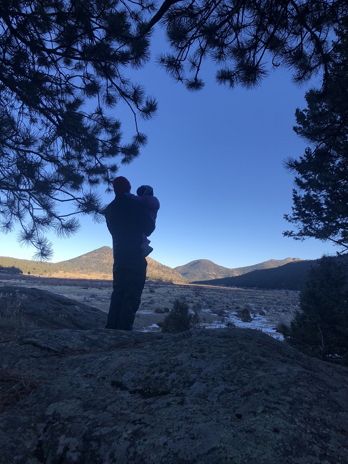view of moraine valley rocky mountain national park