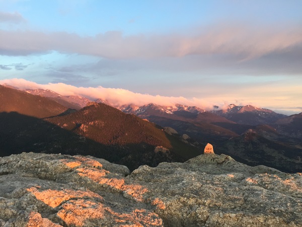 Lily Mountain at sunrise