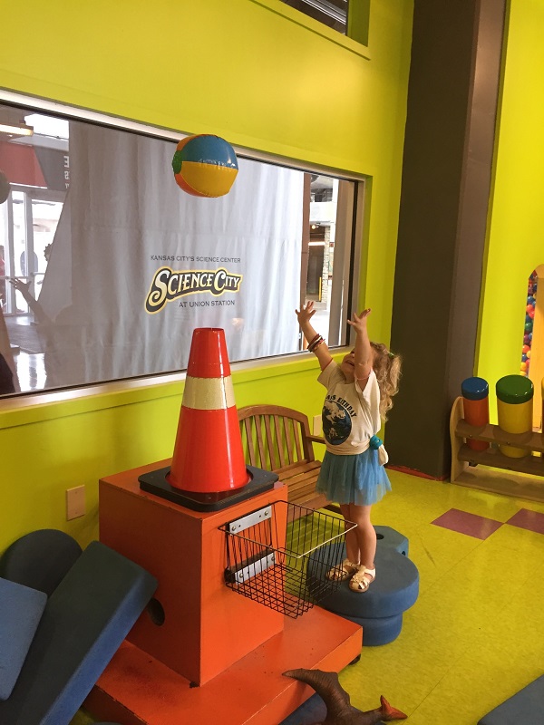 Union Station is an active Amtrak train station. It is also home to Science City, a Planetarium, Extreme Screen, rotating exhibits like "Dinosaurs Revealed" and restaurants. Most of all I love the architecture of this historic building.  It's a great place to take a family photo! 