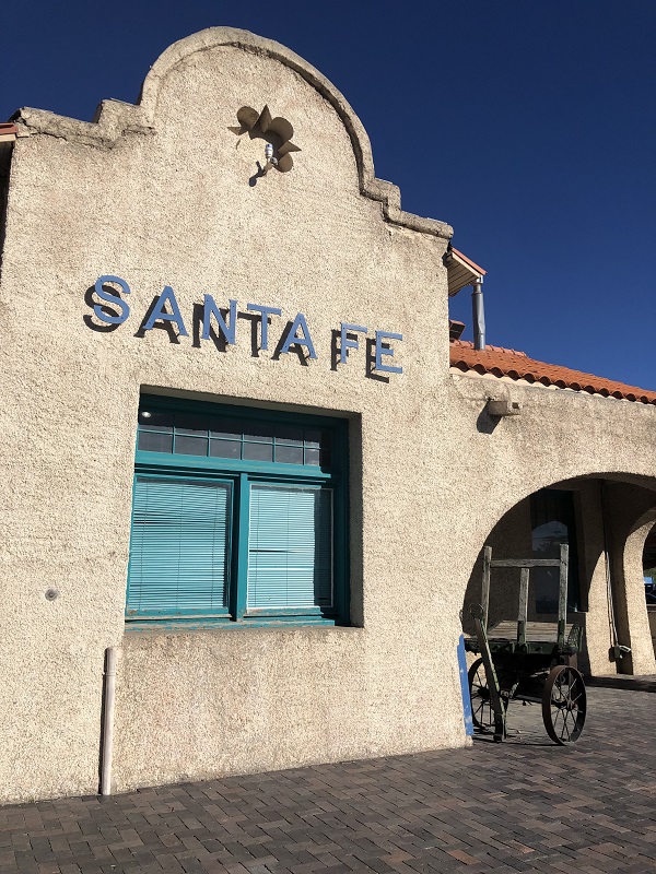 Iconic Santa Fe train stop