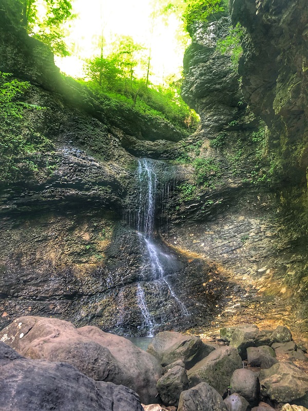 lost valley trail buffalo national river. eden falls closer