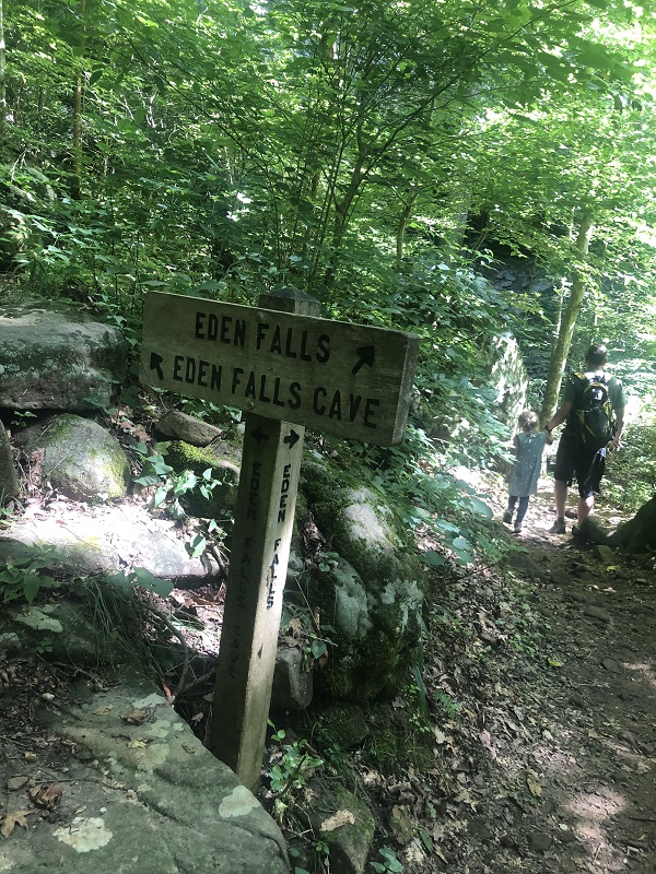 lost valley trail buffalo national river. eden falls waterfall, eden falls cave