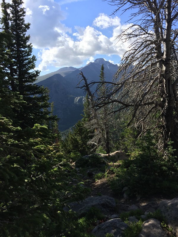 Hike up to Emerald Lake Look out via Flattop Mountain Trail