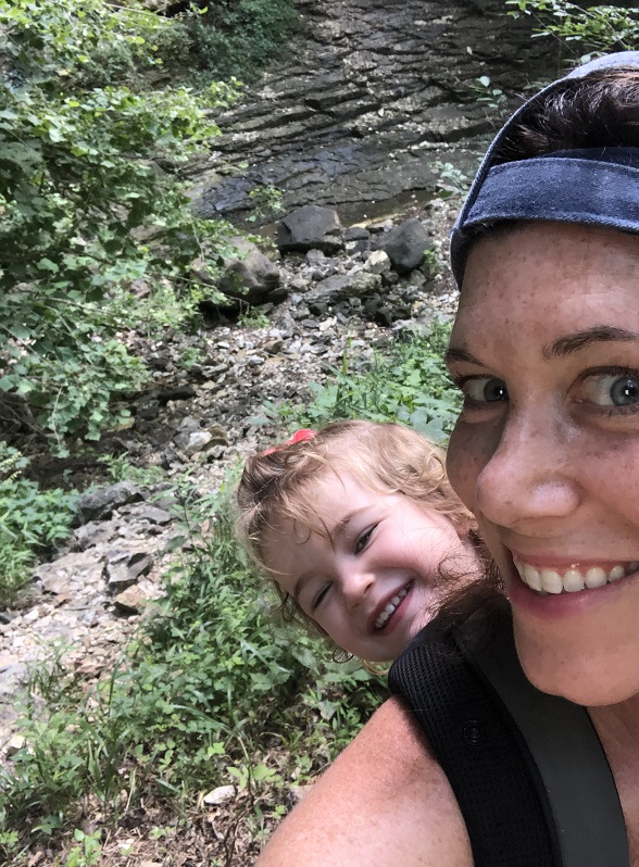 family hiking arkansas