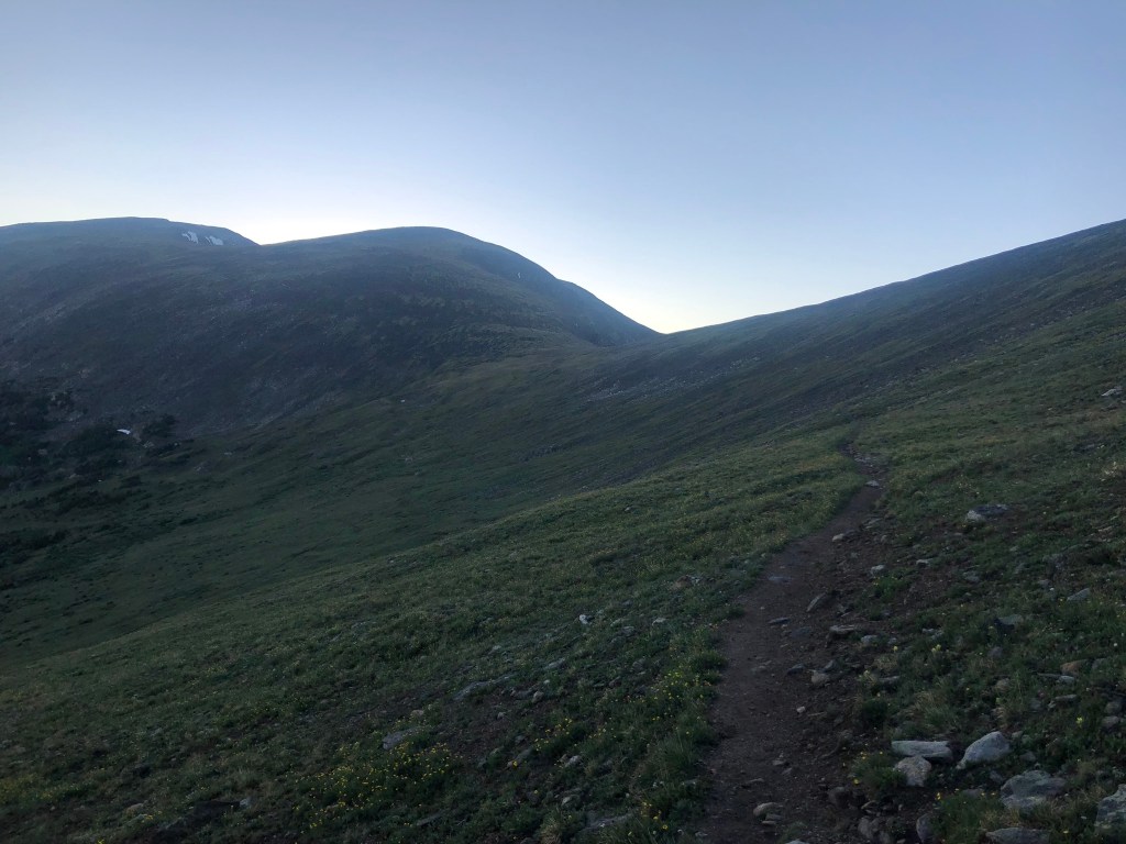CCY trail in Rocky Mountain National Park. 