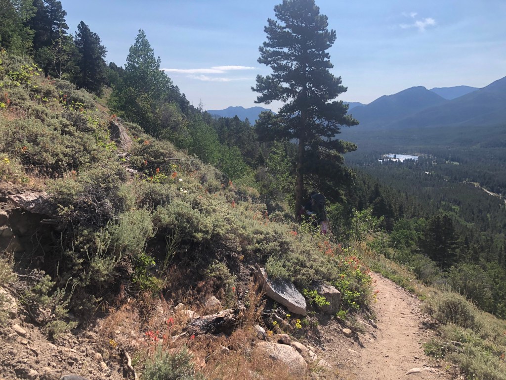 Bierstadt Lake hike in Rocky Mountain National Park.